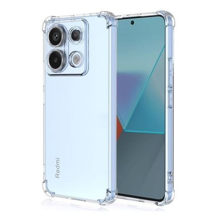 Gigapack Xiaomi Poco X6 5G Gigapack Szilikon telefonvédő ütésállóság, légpárnás sarok, ÁTLÁTSZÓ