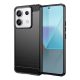 Gigapack Xiaomi Poco X6 5G Gigapack Szilikon telefonvédő ütésállóság, karbon minta, FEKETE