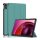 Gigapack Lenovo Tab M10 5G Gigapack Tok álló, bőr hatású aktív FLIP, asztali tartó, SÖTÉTZÖLD