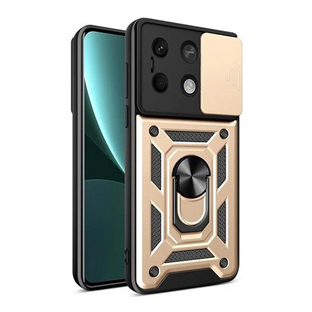 Gigapack Redmi Note 13 5G Gigapack Defender szilikon telefonvédő ütésállóság, kameravédő, ARANY