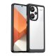 Gigapack Redmi Note 13 Pro Plus 5G GIGAPACK Szilikon telefonvédő ütésállóság, átlátszó hátlap, FEKETE