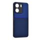 Gigapack Xiaomi Poco C65 4G Gigapack Szilikon telefonvédő ütésállóság, csíkos, SÖTÉTKÉK