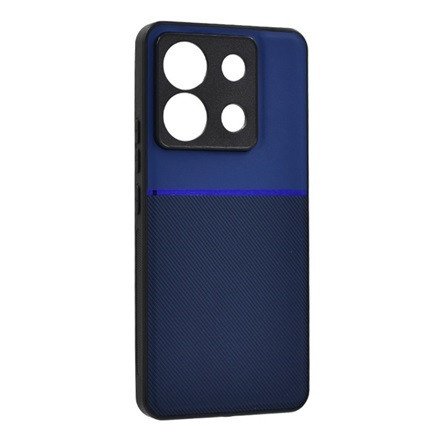 Gigapack Xiaomi Poco X6 5G Gigapack Szilikon telefonvédő ütésállóság, csíkos, SÖTÉTKÉK