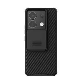   Nillkin Xiaomi Poco X6 5G NILLKIN CAMSHIELD PRO szilikon telefonvédő ütésállóság, csíkos, FEKETE