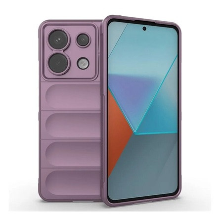 Gigapack Xiaomi Poco X6 5G Gigapack Szilikon telefonvédő ütésállóság, 3D, LILA