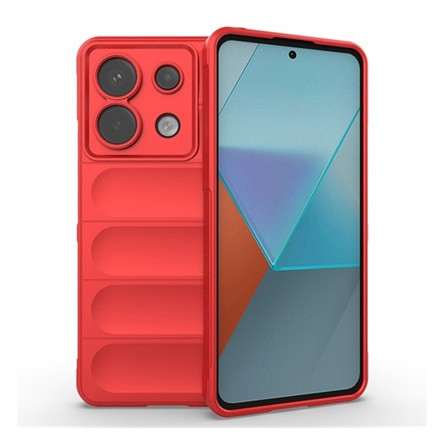 Gigapack Xiaomi Poco X6 5G Gigapack Szilikon telefonvédő ütésállóság, 3D, PIROS