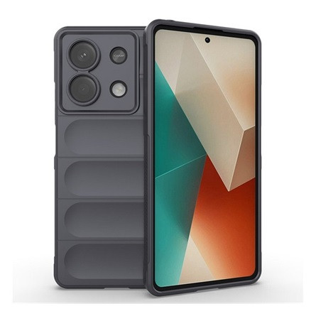 Gigapack Redmi Note 13 5G Gigapack Szilikon telefonvédő ütésállóság, 3D, SÖTÉTSZÜRKE