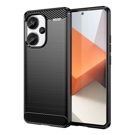 Gigapack Redmi Note 13 Pro Plus 5G Gigapack Szilikon telefonvédő ütésállóság, karbon minta, FEKETE