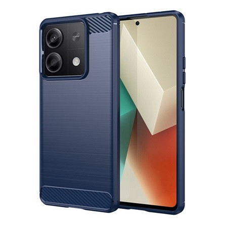 Gigapack Redmi Note 13 5G Gigapack Szilikon telefonvédő ütésállóság, karbon minta, SÖTÉTKÉK