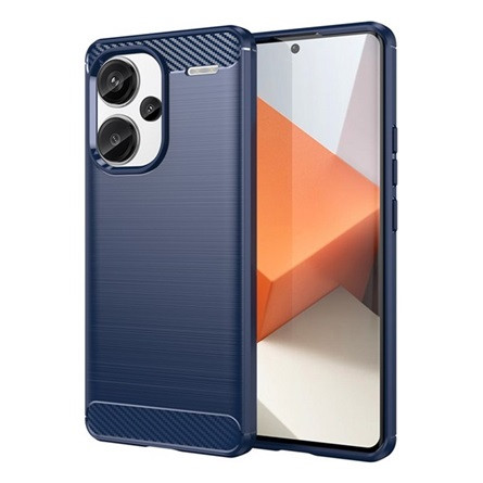 Gigapack Redmi Note 13 Pro Plus 5G Gigapack Szilikon telefonvédő ütésállóság, karbon minta, SÖTÉTKÉK