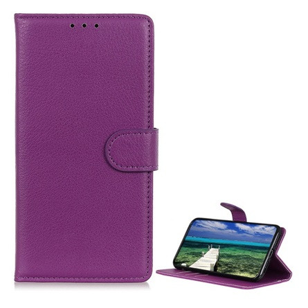 Gigapack Redmi Note 13 Pro Plus 5G Gigapack Tok álló, bőr hatású FLIP, prémium, LILA