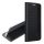 Gigapack Xiaomi Poco X6 5G Gigapack Tok álló, bőr hatású FLIP, textil minta, FEKETE