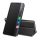 Gigapack Samsung S24 Plus 5G Gigapack Tok álló, textil hatású aktív FLIP, Smart View Cover, FEKETE