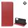 Gigapack Xiaomi Poco C65 4G Gigapack Tok álló, valódi bőr FLIP, asztali tartó, BURGUNDY