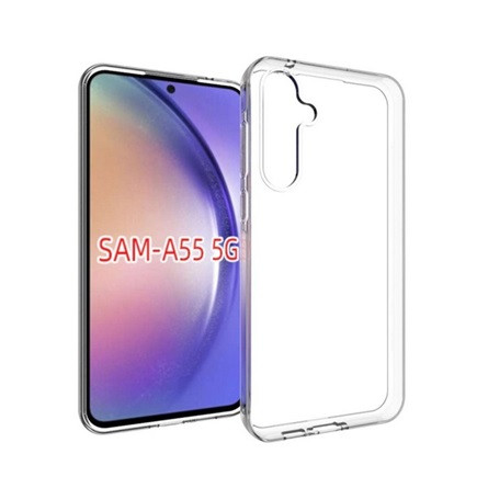 Gigapack Samsung A55 5G Gigapack Szilikon telefonvédő ultravékony ÁTLÁTSZÓ