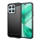 Gigapack Honor X8b 4G Gigapack Szilikon telefonvédő ütésállóság, karbon minta, FEKETE