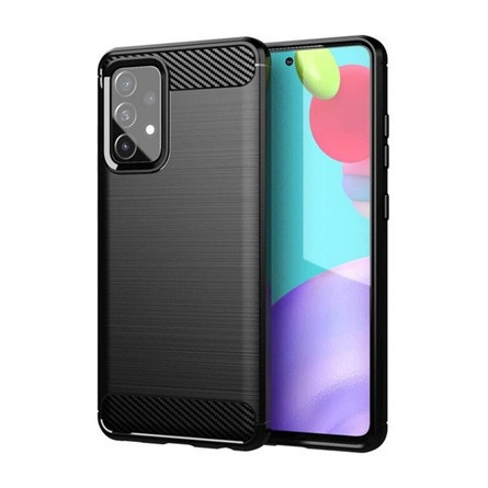 Gigapack Samsung A23 5G Gigapack Szilikon telefonvédő ütésállóság, karbon minta, FEKETE