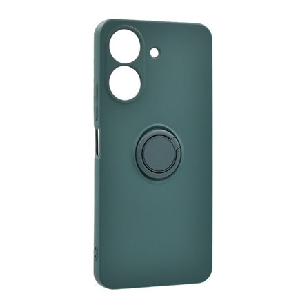 Gigapack Xiaomi Poco C65 4G Gigapack Szilikon telefonvédő tartógyűrű, kameravédő, SÖTÉTZÖLD