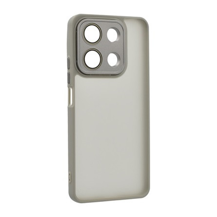Gigapack Redmi Note 13 4G Gigapack Szilikon telefonvédő ütésállóság, kameravédő, VILÁGOSSZÜRKE