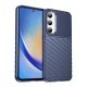 Gigapack Samsung A35 5G Gigapack Szilikon telefonvédő ütésállóság, dombor minta, SÖTÉTKÉK
