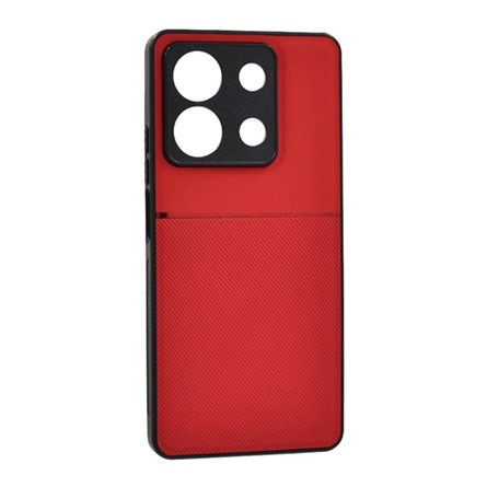 Gigapack Redmi Note 13 4G Gigapack Szilikon telefonvédő ütésállóság, csíkos, PIROS