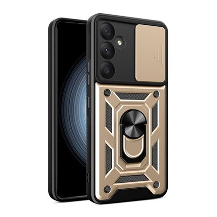 Gigapack Samsung A35 5G Gigapack Defender szilikon telefonvédő ütésállóság, kameravédő, ARANY