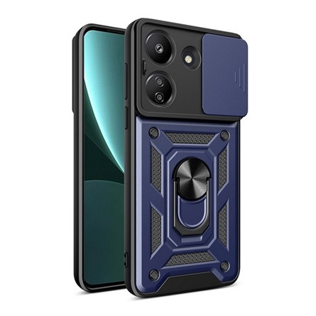 Gigapack Xiaomi Poco C65 4G Gigapack Defender szilikon telefonvédő ütésállóság, kameravédő, SÖTÉTKÉK