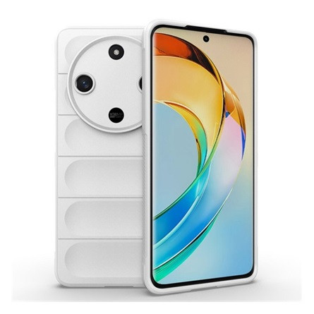 Gigapack Honor Magic6 Lite 5G Gigapack Szilikon telefonvédő ütésállóság, 3D, FEHÉR