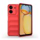 Gigapack Xiaomi Poco C65 4G GIGAPACK Szilikon telefonvédő ütésállóság, 3D, PIROS