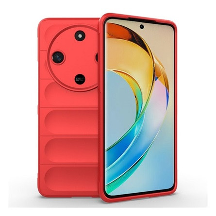 Gigapack Honor Magic6 Lite 5G Gigapack Szilikon telefonvédő ütésállóság, 3D, PIROS