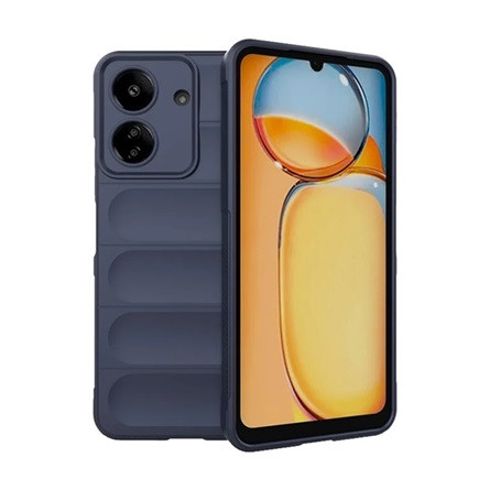 Gigapack Xiaomi Poco C65 4G GIGAPACK Szilikon telefonvédő ütésállóság, 3D, SÖTÉTKÉK