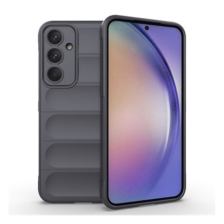 Gigapack Samsung A35 5G Gigapack Szilikon telefonvédő ütésállóság, 3D, SÖTÉTSZÜRKE