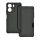 Gigapack Xiaomi Poco C65 4G Gigapack Tok álló, bőr hatású FLIP, karbon minta, SÖTÉTZÖLD