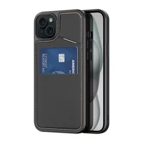   Dux Ducis iPhone 15 Plus DUX DUCIS RAFI II MAG szilikon telefonvédő kitámasztó, MagSafe, FEKETE
