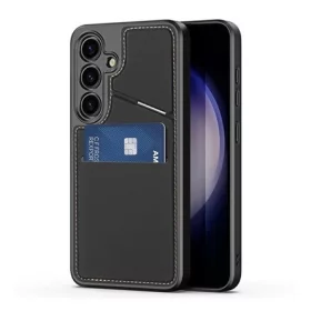   Dux Ducis Samsung S24 5G DUX DUCIS RAFI II MAG szilikon telefonvédő kitámasztó, MagSafe, FEKETE