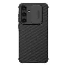   Nillkin Samsung A35 5G NILLKIN CAMSHIELD PRO szilikon telefonvédő ütésállóság, csíkos, FEKETE