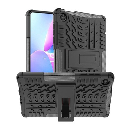 Gigapack Lenovo Tab M8 Gen4 Gigapack Defender szilikon telefonvédő ütésállóság, autógumi, FEKETE