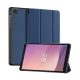 Dux Ducis Lenovo Tab M8 Gen4 DUX DUCIS DOMO tok álló, bőr hatású aktív FLIP, textil minta, SÖTÉTKÉK