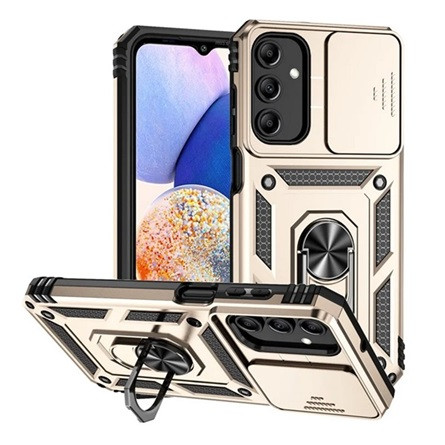 Gigapack Samsung A15 4G Gigapack Defender szilikon telefonvédő ütésállóság, kameravédő, ARANY