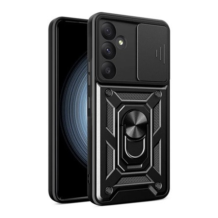 Gigapack Samsung A55 5G Gigapack Defender szilikon telefonvédő ütésállóság, kameravédő, FEKETE