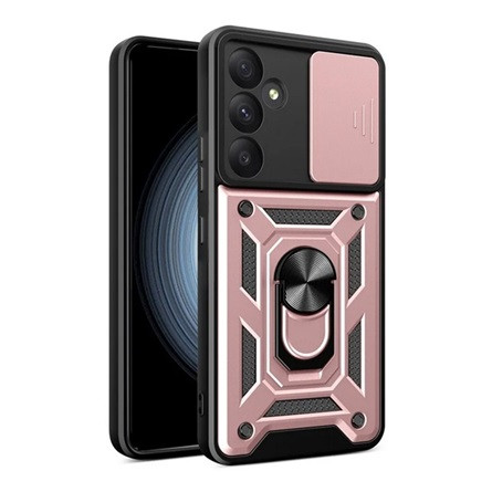 Gigapack Samsung A55 5G Gigapack Defender szilikon telefonvédő ütésállóság, kameravédő, ROZÉARANY