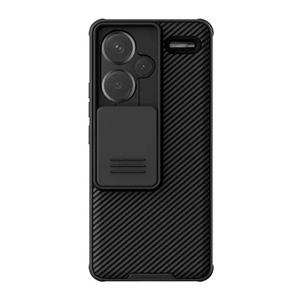 Nillkin Redmi Note 13 Pro Plus 5G NILLKIN CAMSHIELD PRO szilikon telefonvédő ütésállóság, csíkos, FEKETE