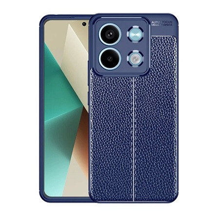 Gigapack Redmi Note 13 5G Gigapack Szilikon telefonvédő ütésállóság, varrás minta, SÖTÉTKÉK