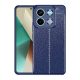Gigapack Redmi Note 13 5G Gigapack Szilikon telefonvédő ütésállóság, varrás minta, SÖTÉTKÉK