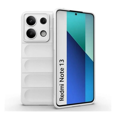 Gigapack Redmi Note 13 4G Gigapack Szilikon telefonvédő ütésállóság, 3D, FEHÉR