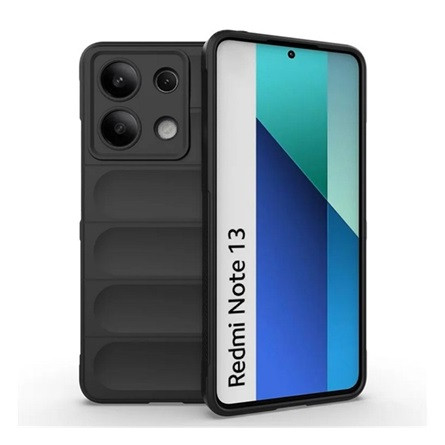 Gigapack Redmi Note 13 4G Gigapack Szilikon telefonvédő ütésállóság, 3D, FEKETE