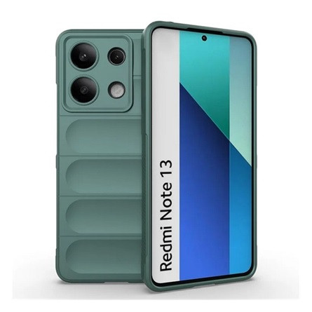 Gigapack Redmi Note 13 4G Gigapack Szilikon telefonvédő ütésállóság, 3D, SÖTÉTZÖLD