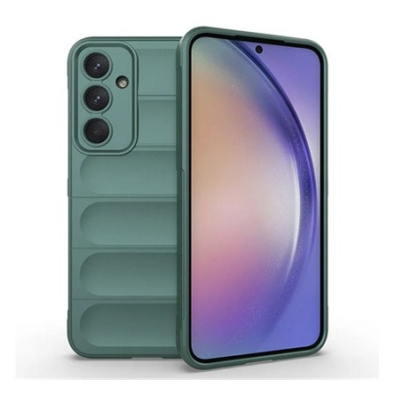 Gigapack Samsung A55 5G Gigapack Szilikon telefonvédő ütésállóság, 3D, SÖTÉTZÖLD