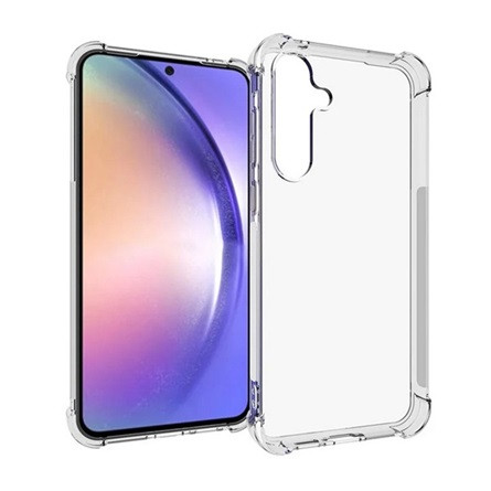 Gigapack Samsung A55 5G Gigapack Szilikon telefonvédő ütésállóság, légpárnás sarok, ÁTLÁTSZÓ