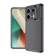 Gigapack Xiaomi Poco X6 5G Gigapack Szilikon telefonvédő ütésállóság, karbon minta, FEKETE
